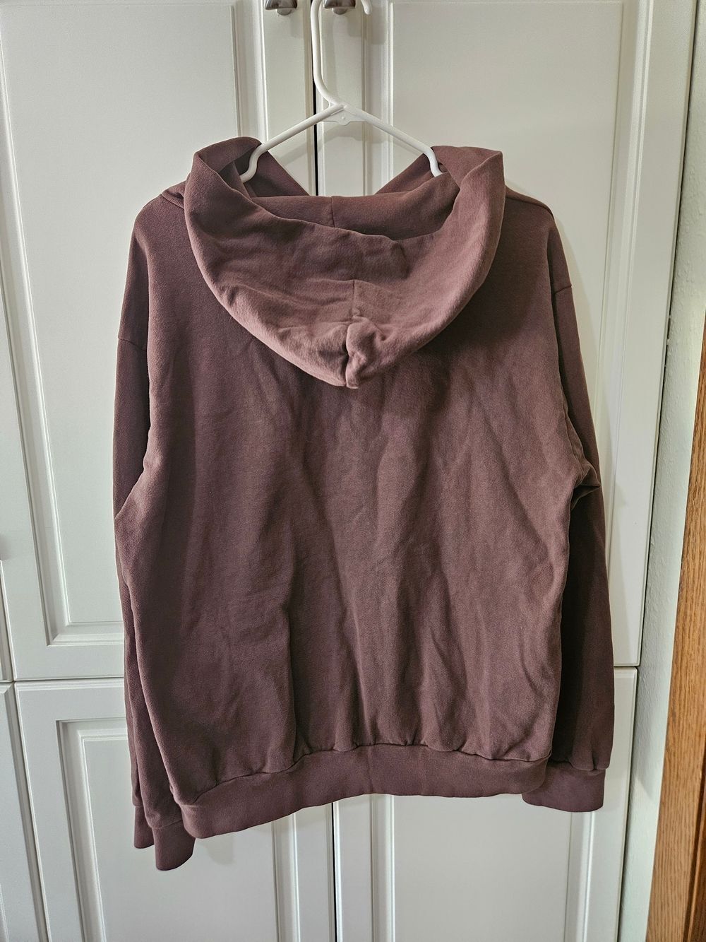TALENTLESS Lightweight Coco Brown Unisex Hoodie Sweatshirt Streetwear Neutral - Picture 3 of 8